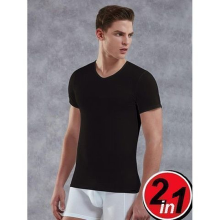 Набор мужских футболок 2 в 1 черные Doreanse 2800
