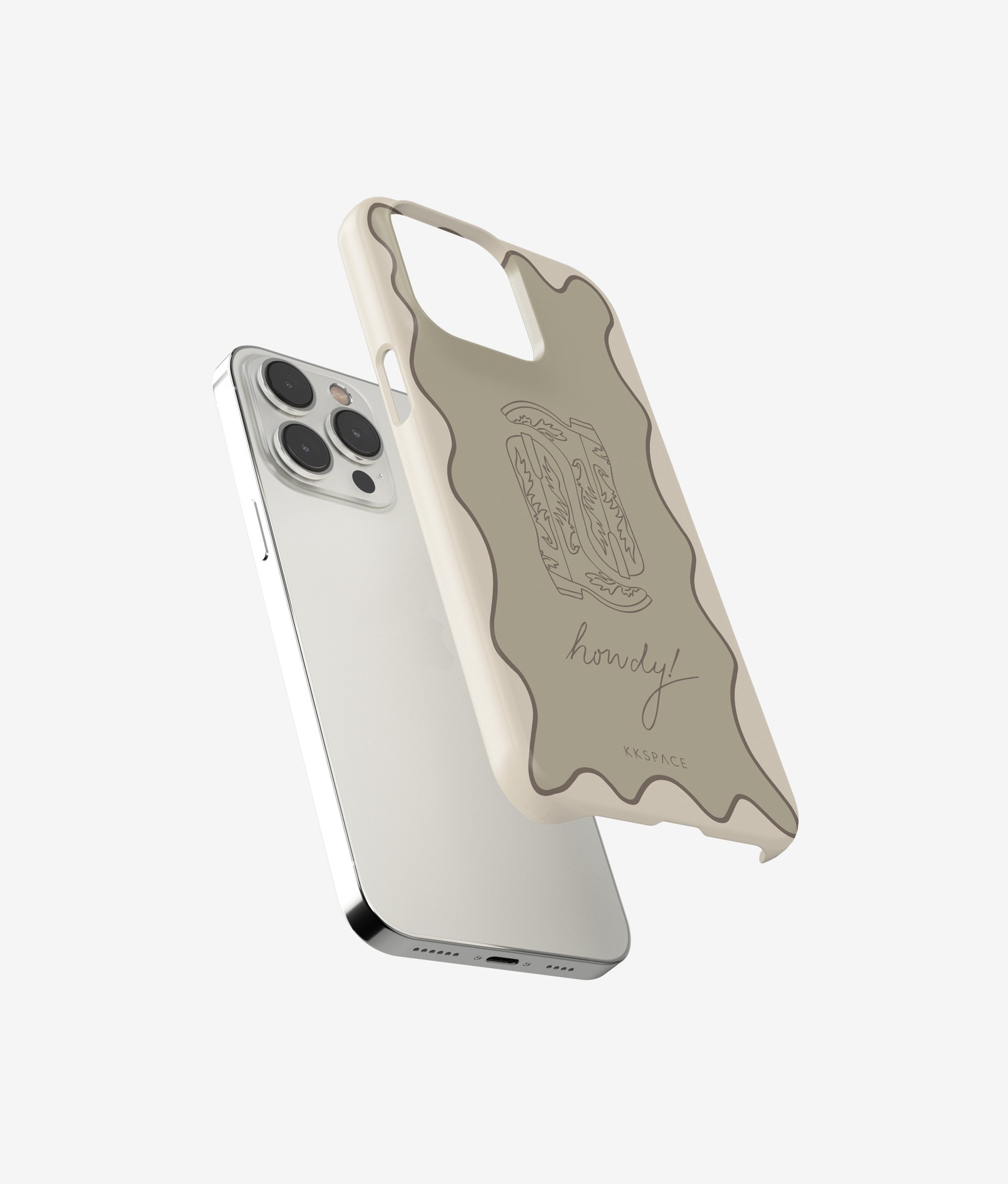 Чехол HOWDY (коричневый) для iPhone