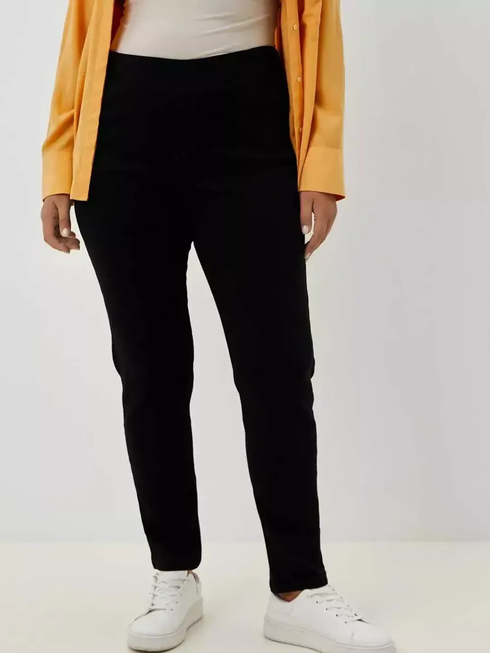 Джеггинсы утепленные больших размеров