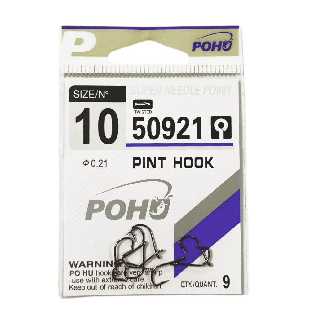 Крючки рыболовные POHU 50921 №10 (УП/10шт)