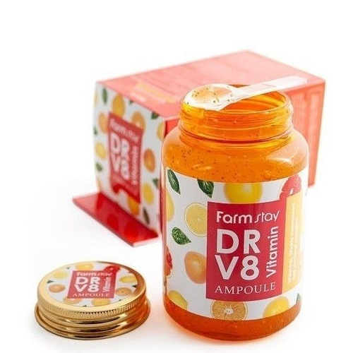 Ампульная сыворотка с витаминами FarmStay Dr-V8 Vitamin Ampoule