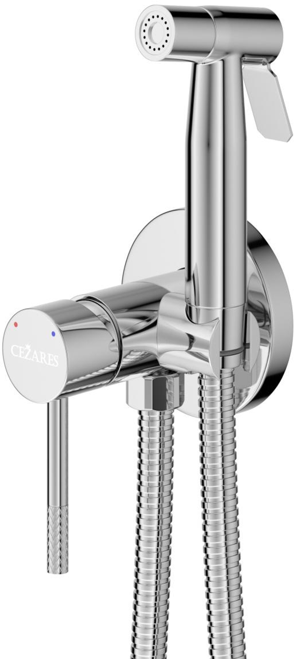 Встраиваемый смеситель Cezares RELAX-DIF-01 с гигиеническим душем, хром