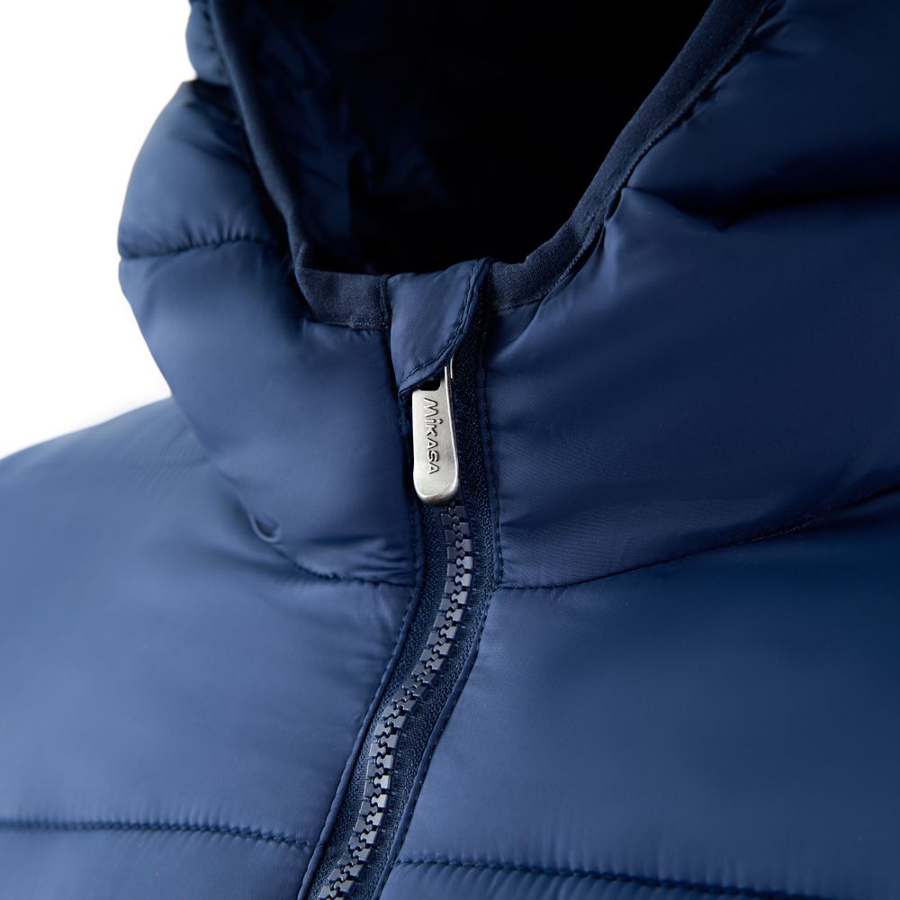 СЦ*Куртка утепленная с капюшоном муж. MIKASA MT914-036-XL, р.XL, нейлон, полиэстер, синий