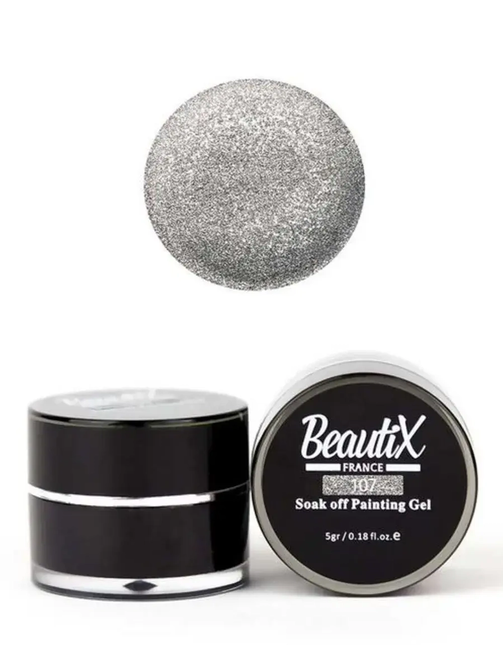 Beautix Гель-глиттер Painting Gel №107