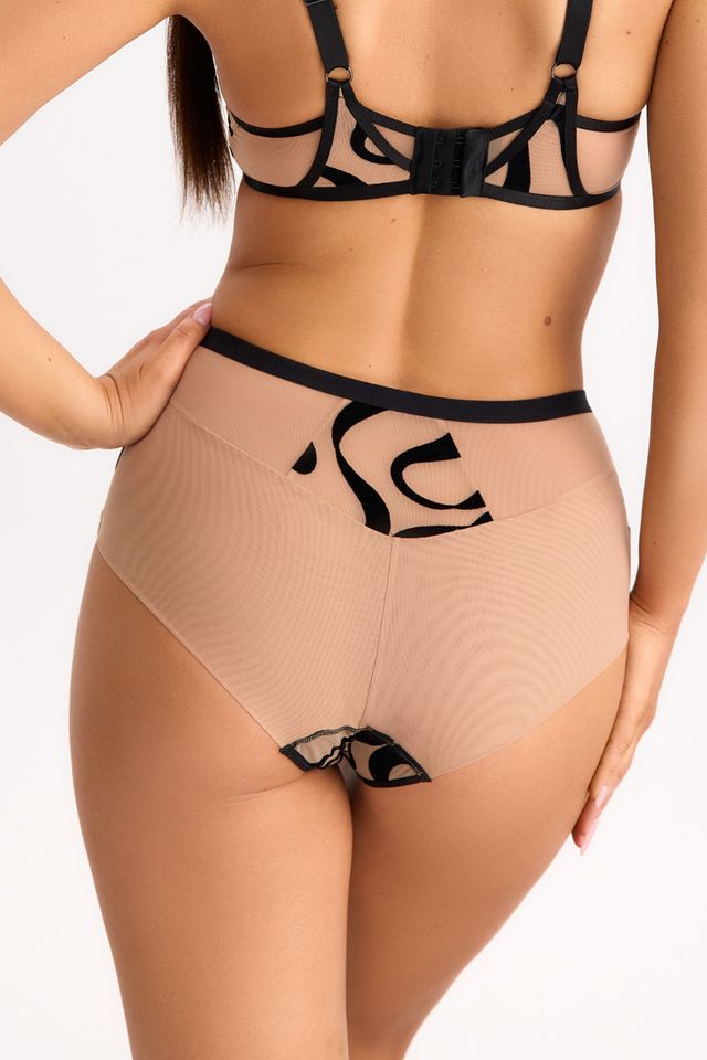 Слипы из полупрозрачной сетки Black Agate 262226