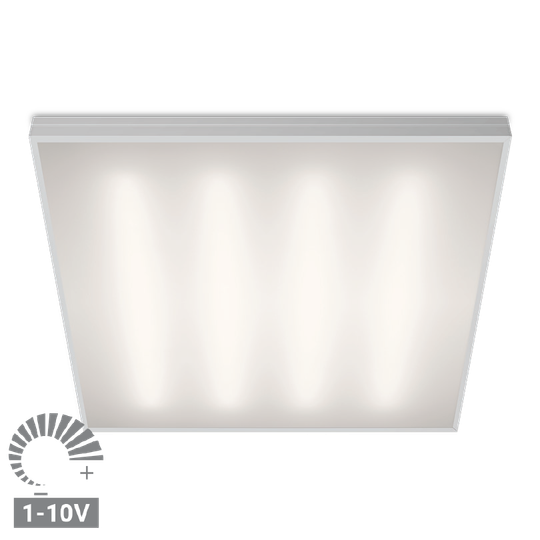 Светильник LED Грильято ДВО02 36Вт 6500К IP40 Матовый диммируемый 1-10V 4100лм 588х588х40мм WOLTA PRO