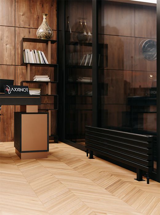 Axxinot Fortalla ZN 600 - напольный трубчатый радиатор шириной 600 мм