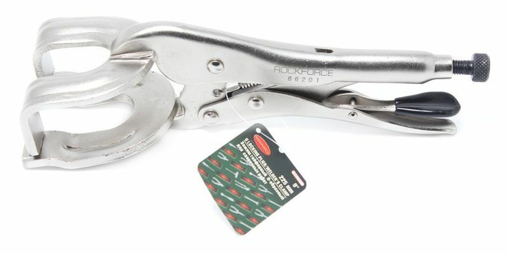 Зажим гейферный U-образный 9''-225мм RockForce##Rock FORCE RF-66201