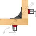 ЗУБР У-90 2 х 73 мм, Алюминиевая угловая струбцина (32219)