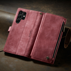 Многофункциональный чехол-кошелек CaseMe 3 in 1 Matte Wallet для Samsung Galaxy S25 Ultra