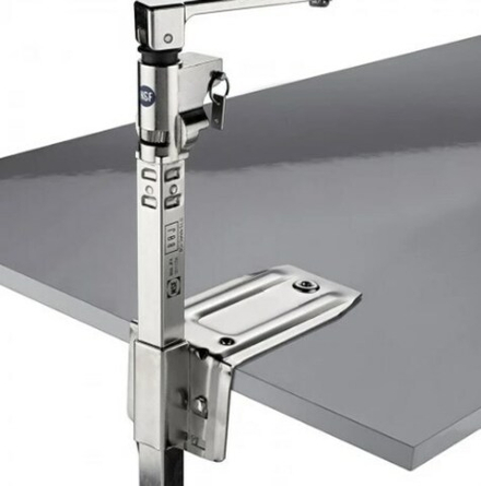 Открывалка настольная для банок 50см, ручная, никелированная сталь (BOJ, Испания)