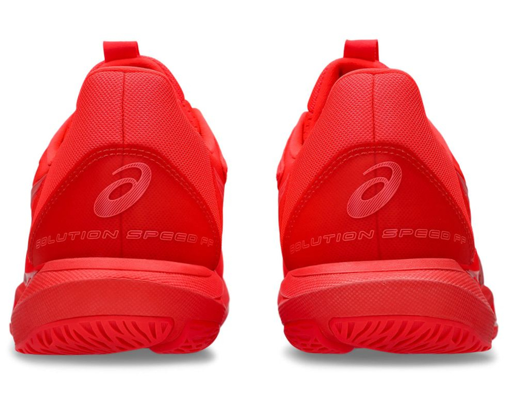 Мужские кроссовки теннисные Asics Solution Speed FF 3 - flash red/blazing coral