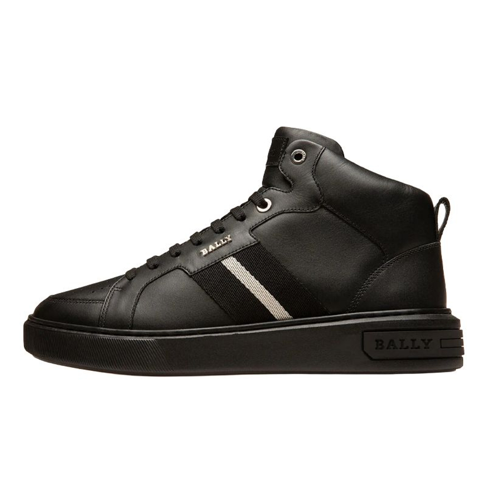 BALLY Stripe-detail High-top Sneakers