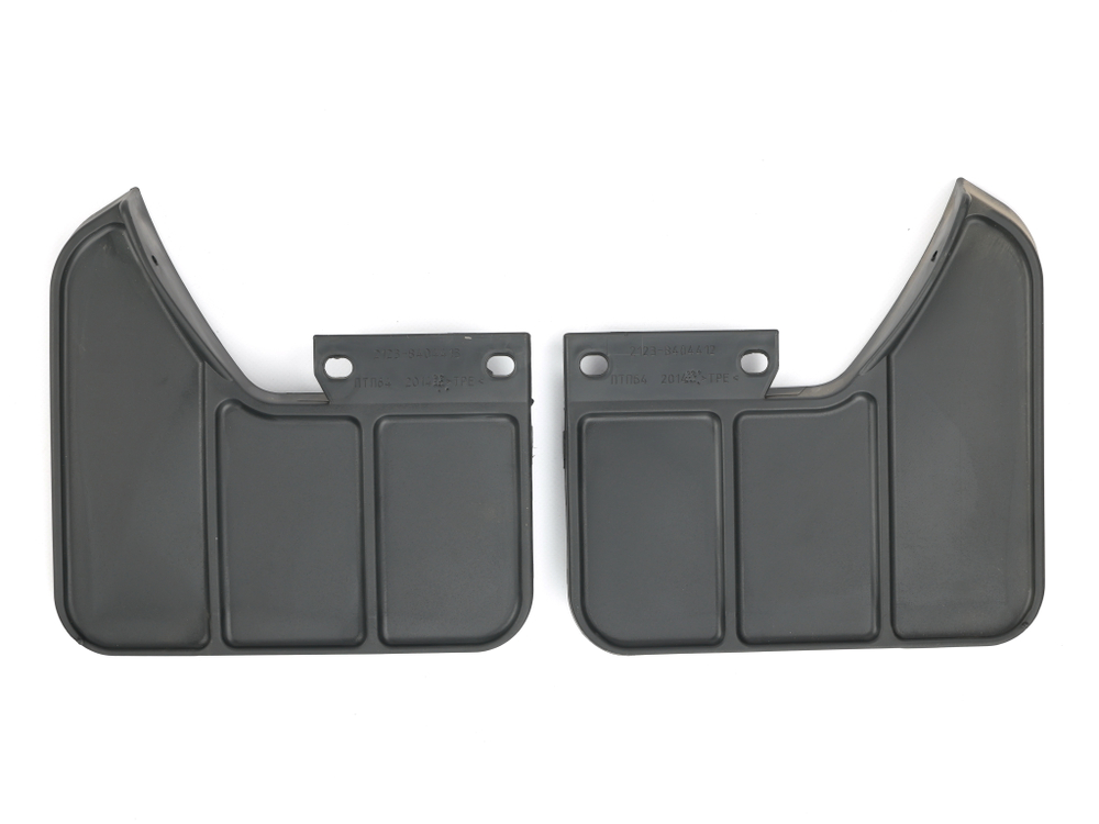 Брызговик ВАЗ 2123 ШЕВРОЛЕНИВА задний СТ/О (к-т из 2 шт.) ТЭП (термоэластопласт) (ПолиуретанДеталь) ( ОЕ 2123-8404412/13 )