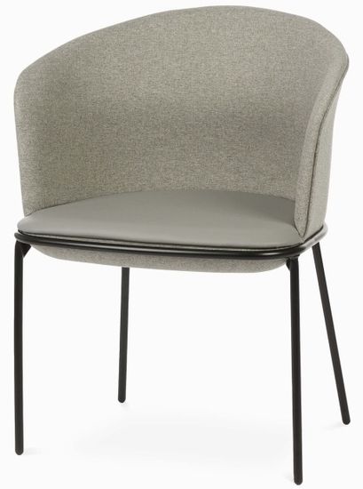 Стул Embrace с подлокотниками серый 