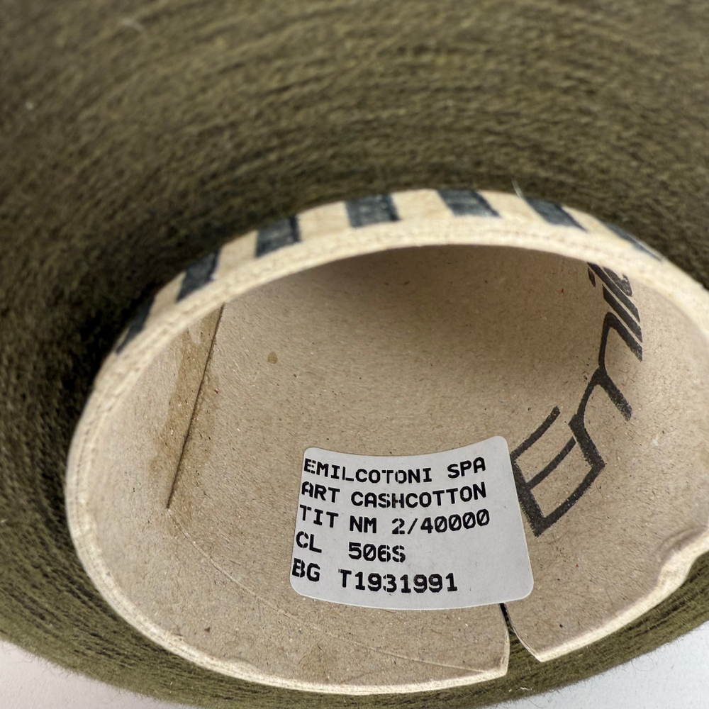 CASHCOTTON - Emilcotoni S.p.A.; 85% хлопок, 15% кашемир; 2000м/100гр; col. 506S; S717