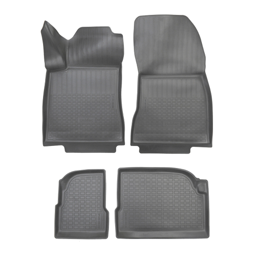 Ковры в салон Norplast/Unidec для Mercedes-Benz GLB I в кузове X247 (2019-) Полиуретан, Серый, 3 ряд, арт.NPA00-C56-512-G