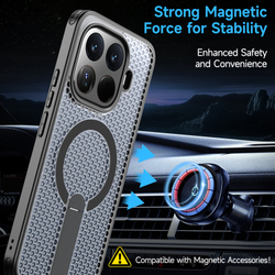 Прозрачный чехол Mesh Pro Magnetic Case для Xiaomi 15T Pro