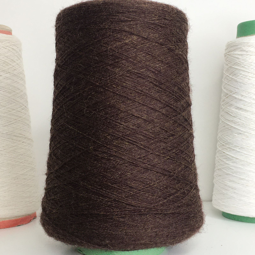 TOPWOOL Safil 100% меринос; 1400м/100гр (2/28) col.993 Bruciato melang. Кориченвый меланжевый
