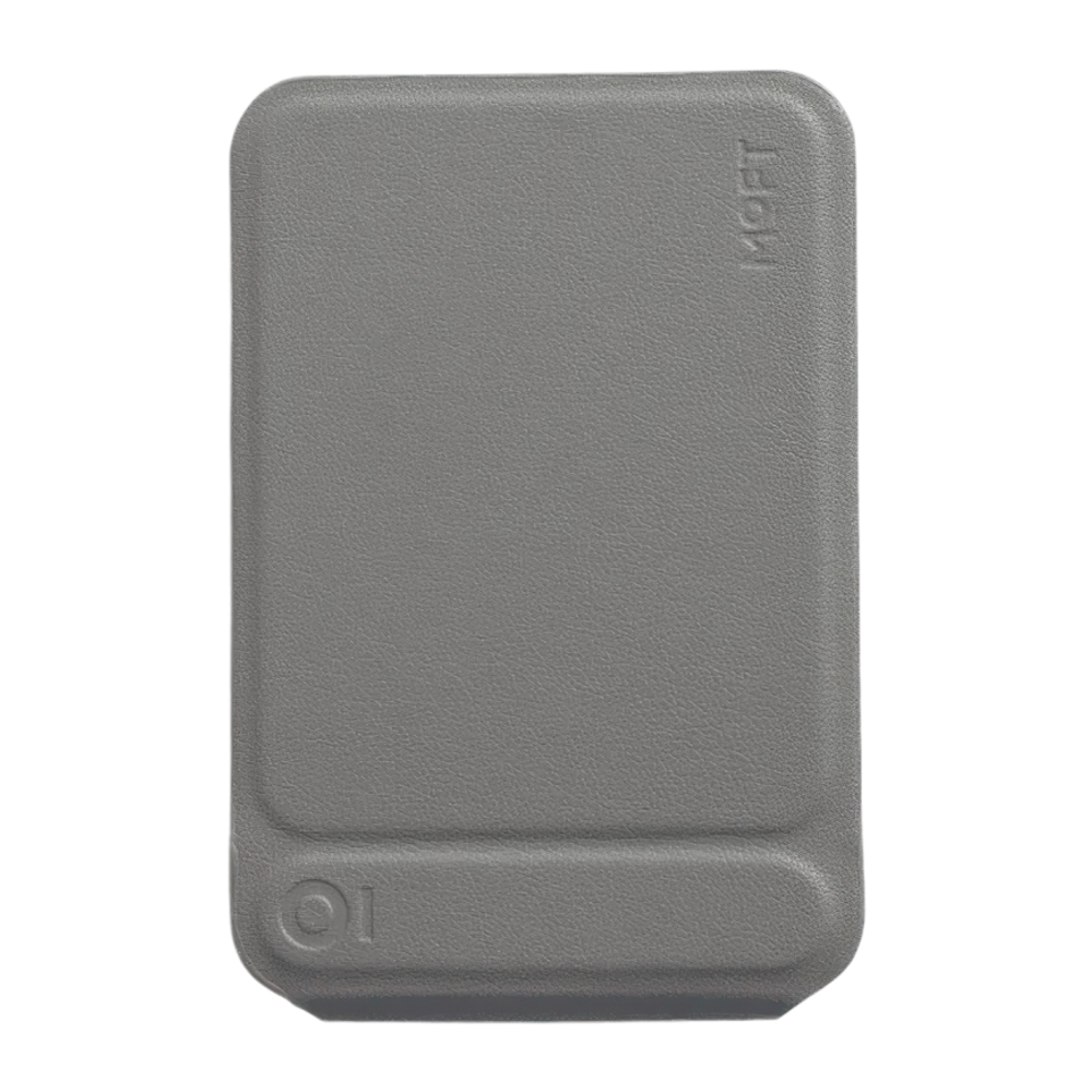 Кожаный чехол-бумажник MagSafe с подставкой MOFT Snap Tripod Wallet MOVAS Картхолдер-штатив из веганской кожи. Вмещает до двух карт