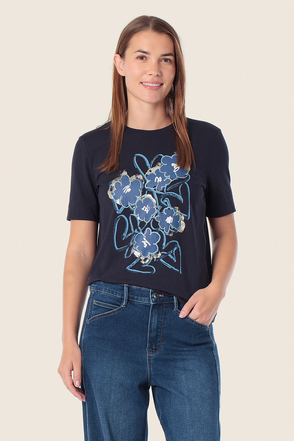 Футболка из хлопка и модала