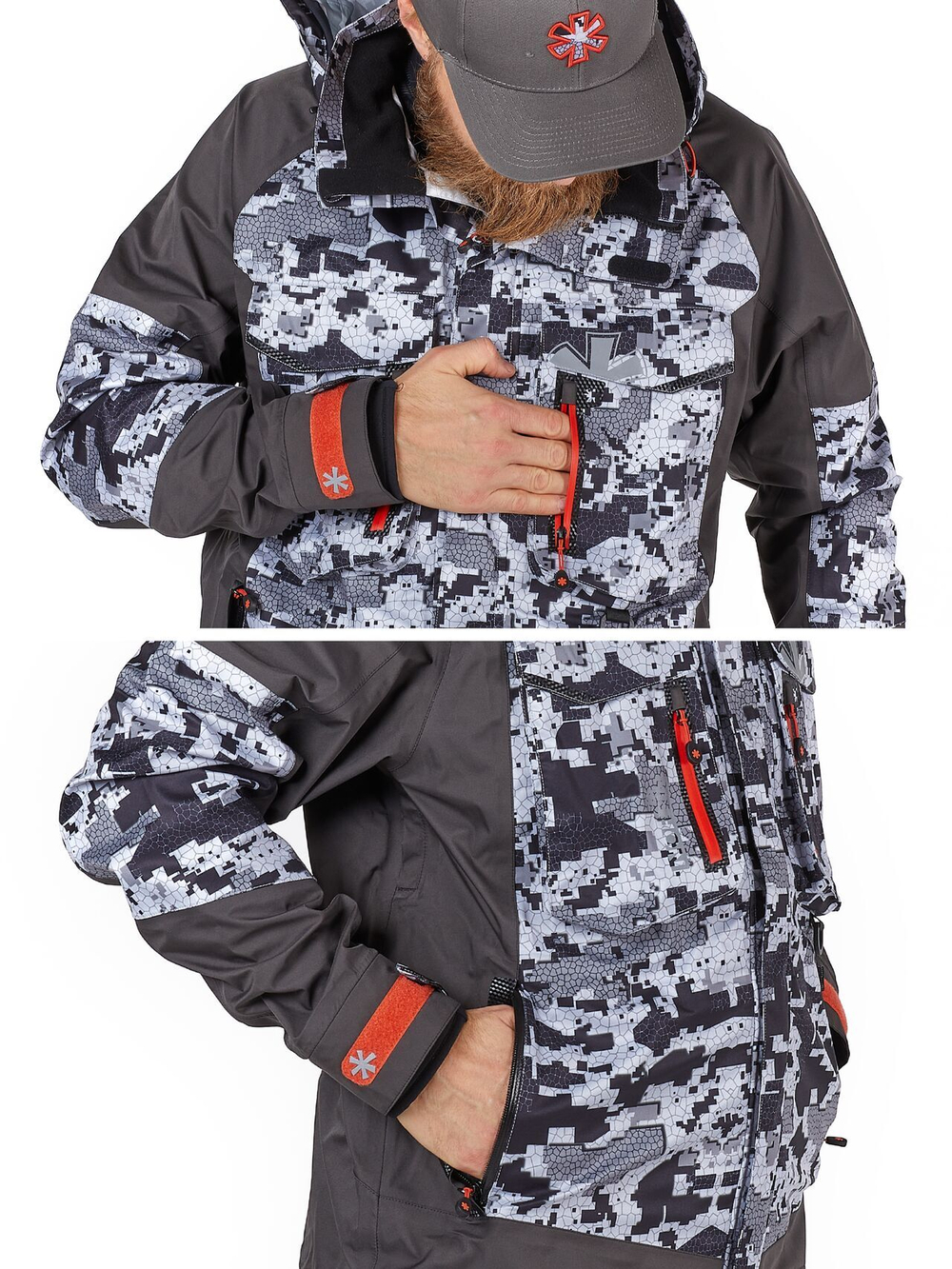 Костюм демисезон. Norfin PRO DRY 3 CAMO 04 р.XL
