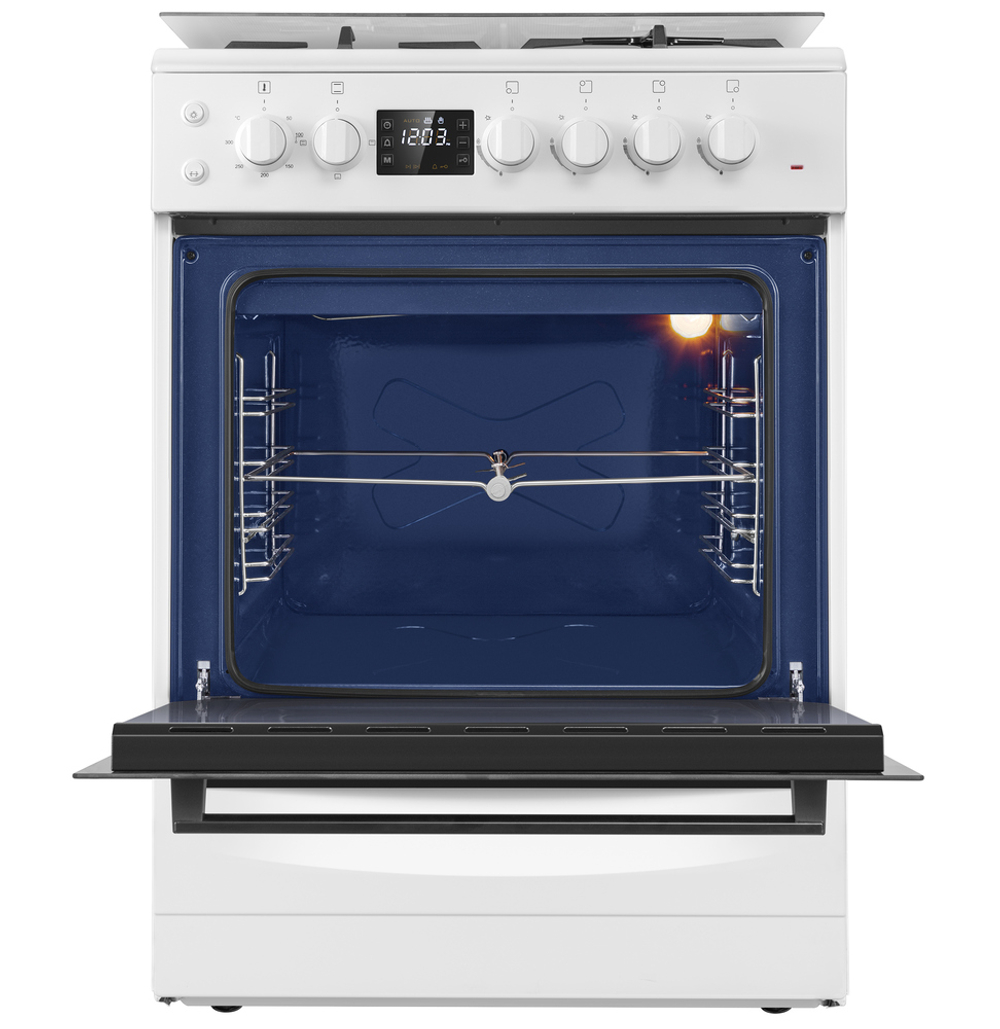 Газовая плита с электрической духовкой MAUNFELD MGC60ECW05