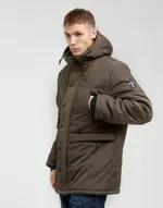 Куртка We Don’t Care Long Puffer Jacket Olive