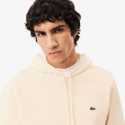 Худи Lacoste Fleece бежевое