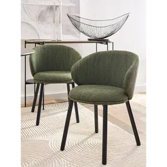 Стул Comfy, зеленая рогожка