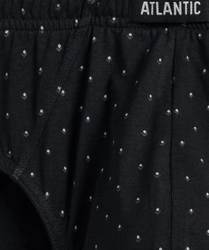 Мужские трусы (3шт) слипы классика Atlantic 3MP-169, графитовый + черный + серый