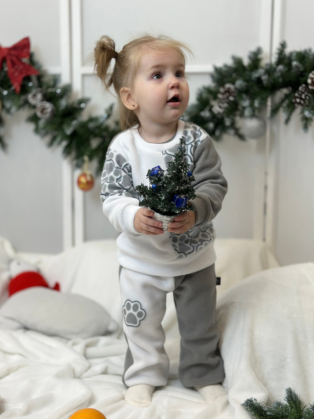 Флисовый костюм Лапки