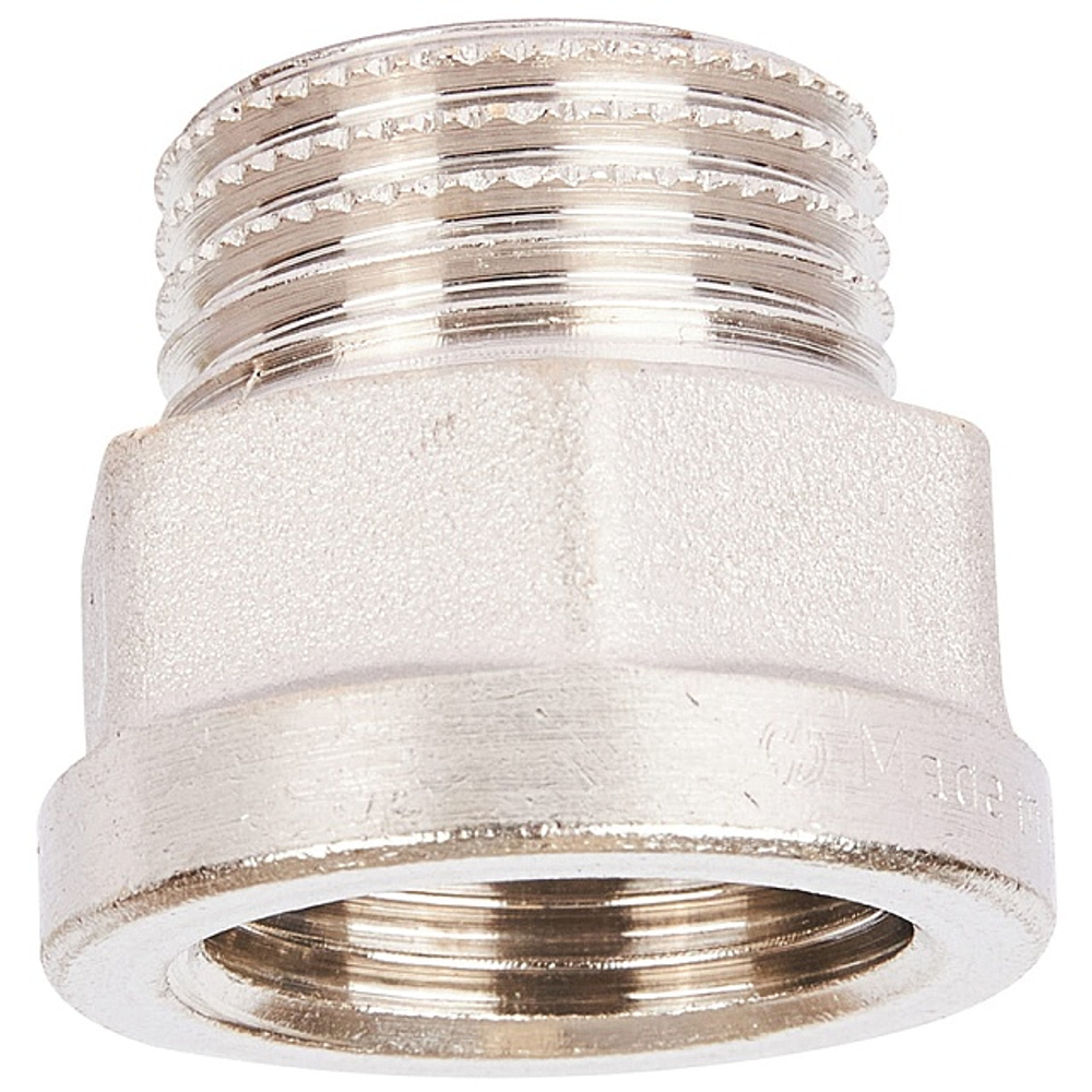 Переход с внутренней резьбы на наружную под ключ STOUT SFT 0073 - 1/2" x 1/2" (латунь никелиров-ная)
