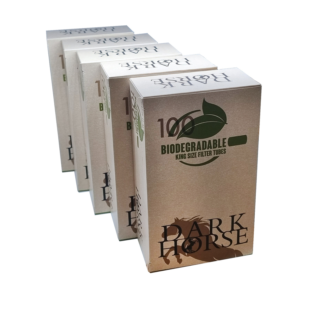 Комплект гильзы для сигарет "Dark Horse" KS BIO 5х100шт. Товар уцененный