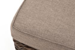 "Лунго" трансформирующийся диван из искусственного ротанга (гиацинт), цвет коричневый