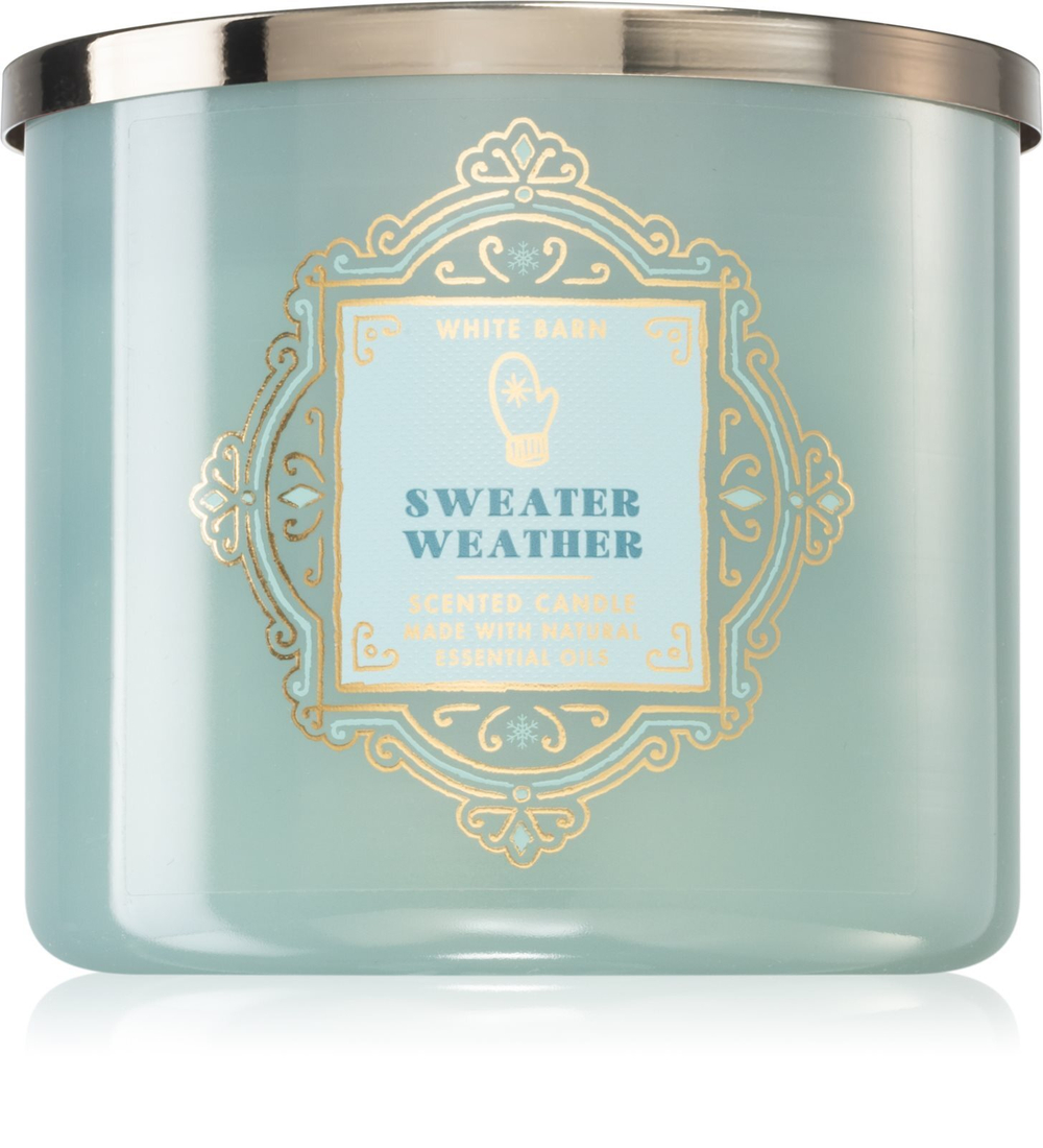 Bath & Body Works Sweater Weather - ароматическая свеча /   411  g  / GTIN 667555496803
