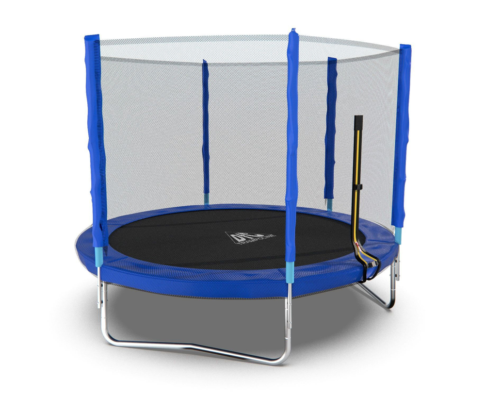 Батут DFC Trampoline Fitness с сеткой 8ft Синий