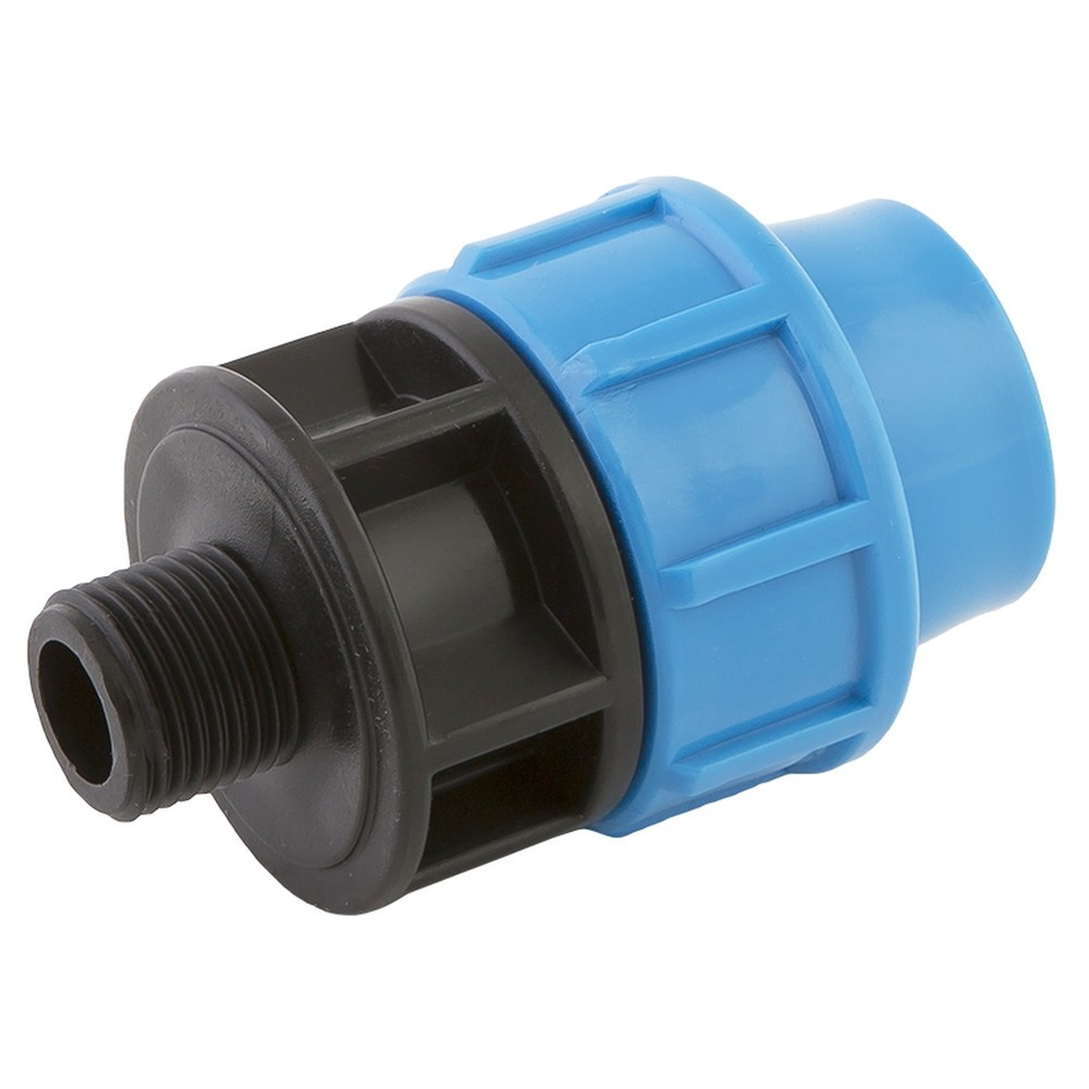 Муфта Джилекс ПНД переходная с наружной резьбой 32х3/4"