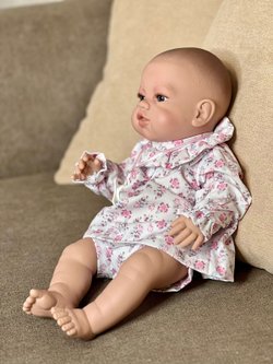 Кукла Berbesa виниловая 42см Recien Nacido с пледом (5122K)