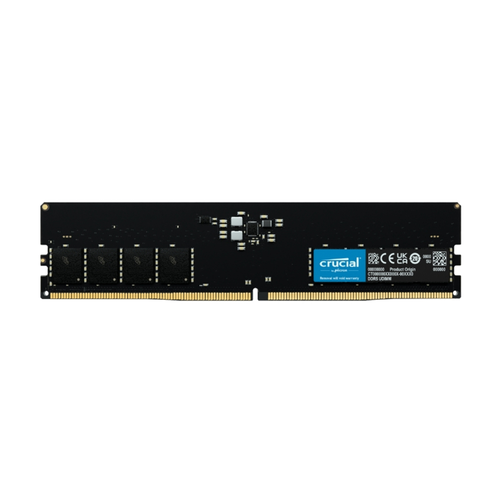 Оперативная память Crucial by Micron 16GB DDR5-5600 UDIMM (CT16G56C46U5) CL46 1.1V