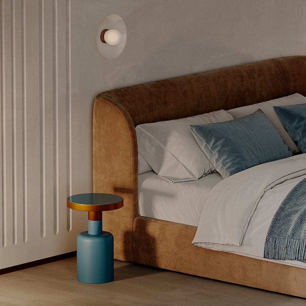 Столик журнальный froud, D35 см, синий