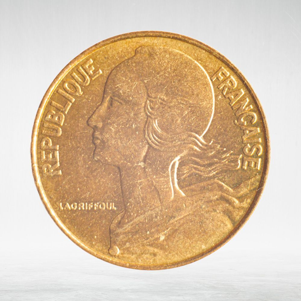 France, 20 Centimes 1989 - Marianne, VF