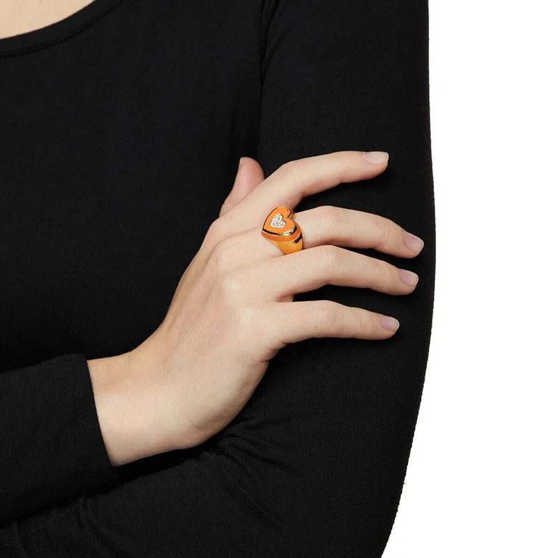 Кольцо Разбиватель Сердец – Коралловое