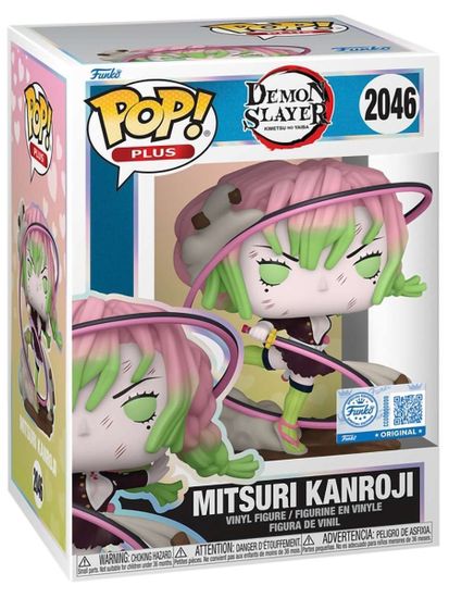 Фигурка Funko POP! Plus Demon Slayer Mitsuri Kanroji w/Sword (Exc) (2046) 88208 / Фигурка Фанко ПОП! по мотивам аниме "Клинок, рассекающий демонов", Мицури Канроджи