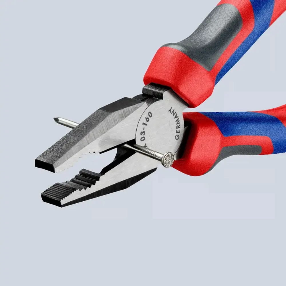 Плоскогубцы комбинированные чернёные 160 мм Knipex 03 02 160