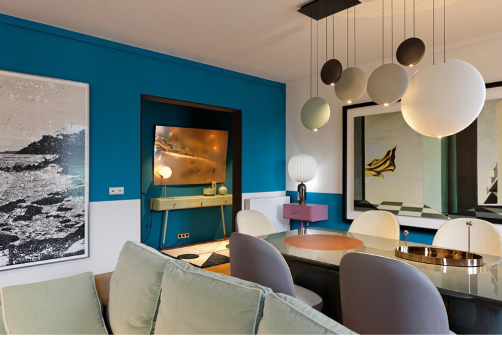 Pendant design lamp Cosmos by Vibia (5 lampshades)