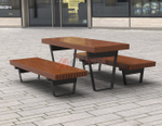 Стол уличный с лавками Rail Road 02