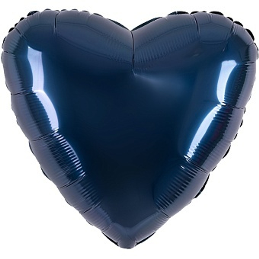 Р 18'' Сердце Сапфир 40 см.