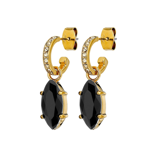 Серьги Dyrberg Kern JUNIPE SG BLACK_GOLDEN 470001