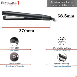 Выпрямитель Remington S3700 черный